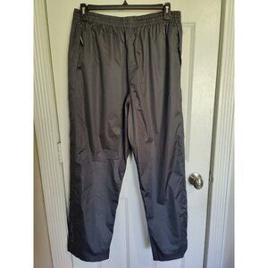 Stormtech Gray Weatherproof Gray Pullon Drawstring Pants Mesh Lining & Pockets L